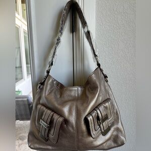 Isaac Mizrahi Metallic Shoulder Bag